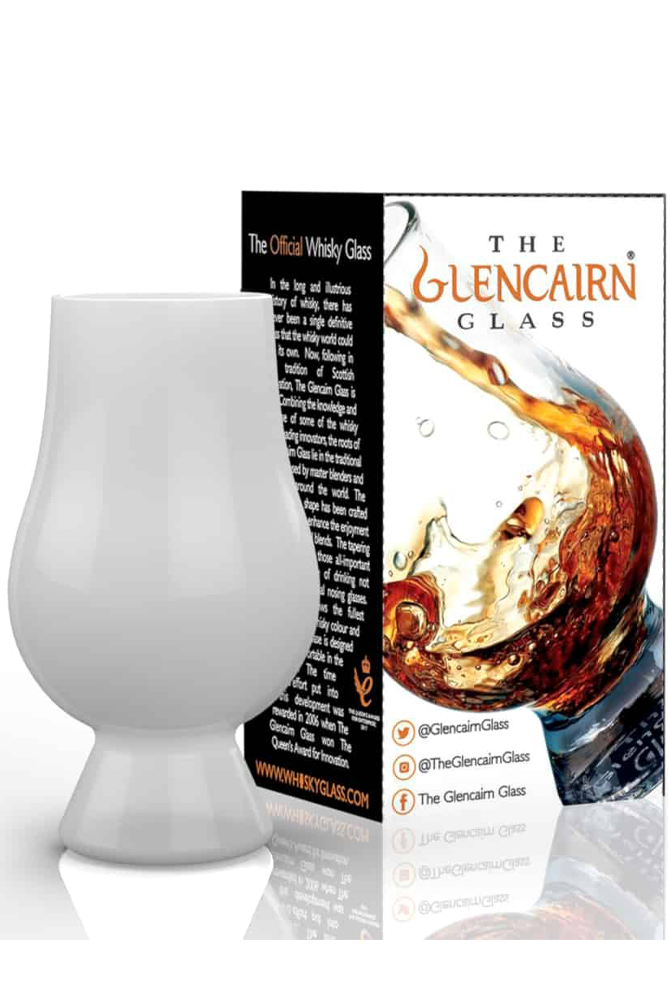 Glencairn Original White Blind Whisky Glass