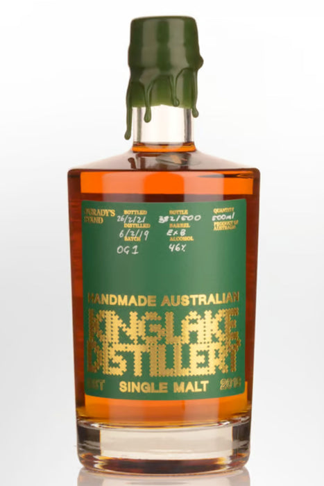 Kinglake Distillery, "OG" Ex-Bourbon Matured Single Malt Whisky (500ml)