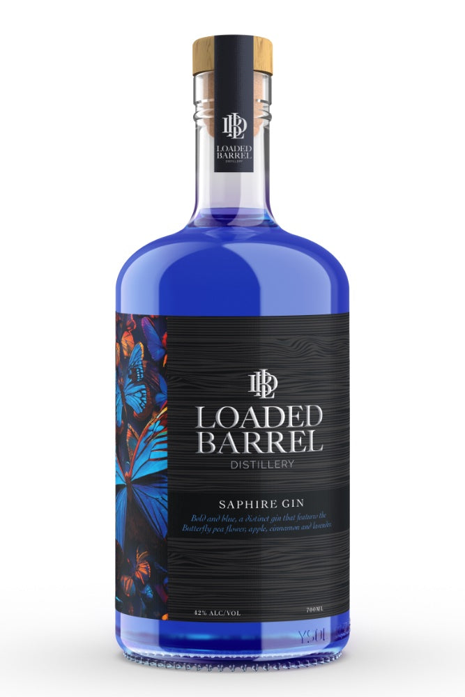 Loaded Barrel Distillery, Sapphire Gin (700ml)