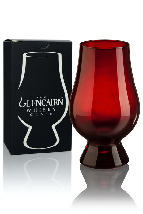 Blind Tasting Glencairn, RED Whisky Glass with Gift Box