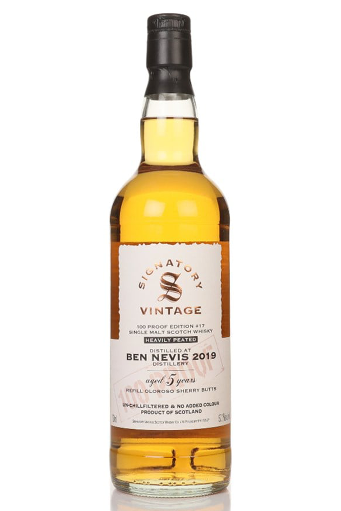 Signatory Vintage, 100 Proof Collection Ben Nevis 5YO 57.1% 700ml