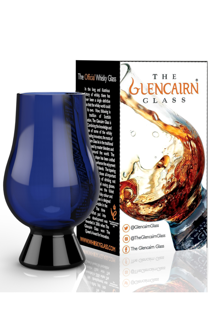 Glencairn Original Blue Blind Whisky Glass