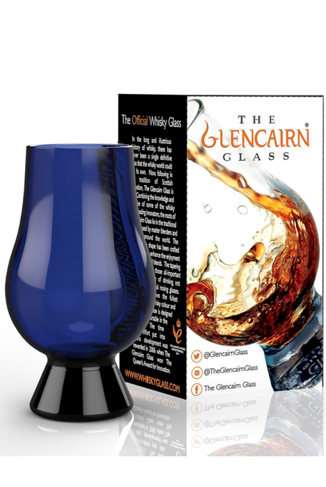 Blind Tasting Glencairn, BLUE Whisky Glass with Gift Box