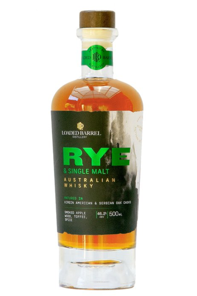 Loaded Barrel Distillery, Rye Whisky (500ml)