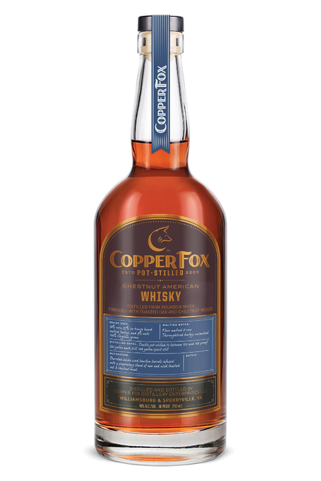 Copper Fox, Chestnut Smoked Whiskey (750ml)