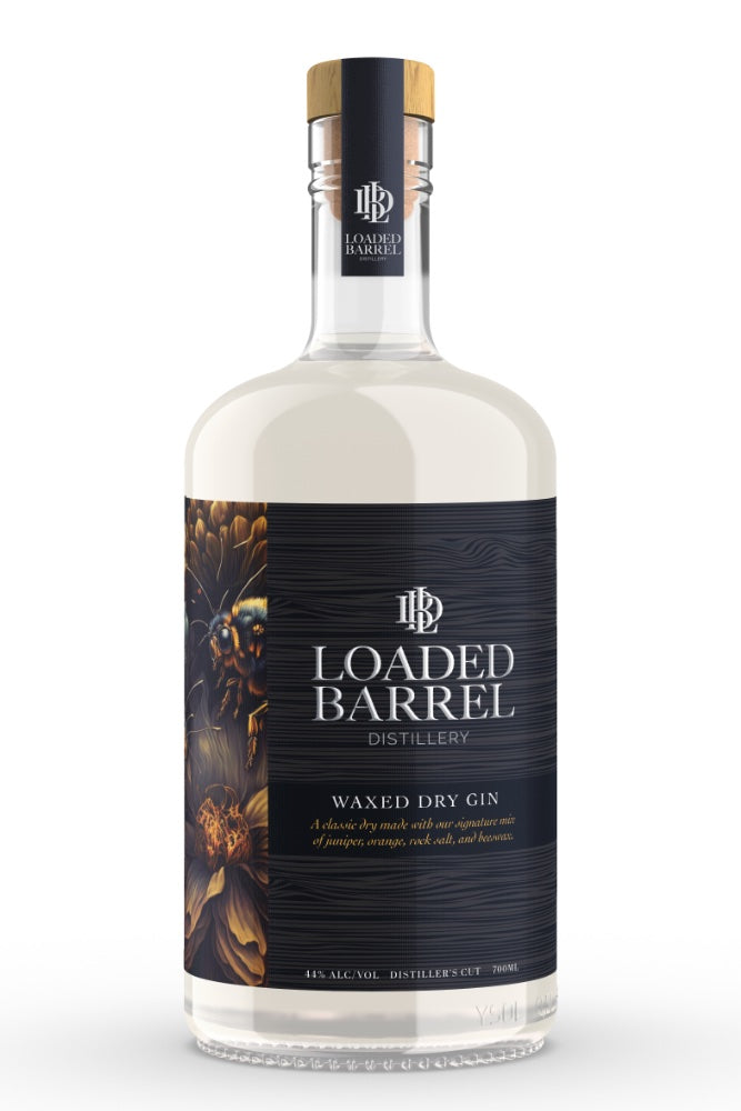 Loaded Barrel Distillery, Waxed Dry Gin (700ml)