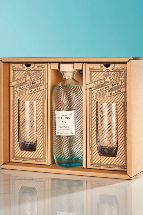 Isle of Harris Gin, Highballs & Aromatic Water Gift Set, 45% 700ml