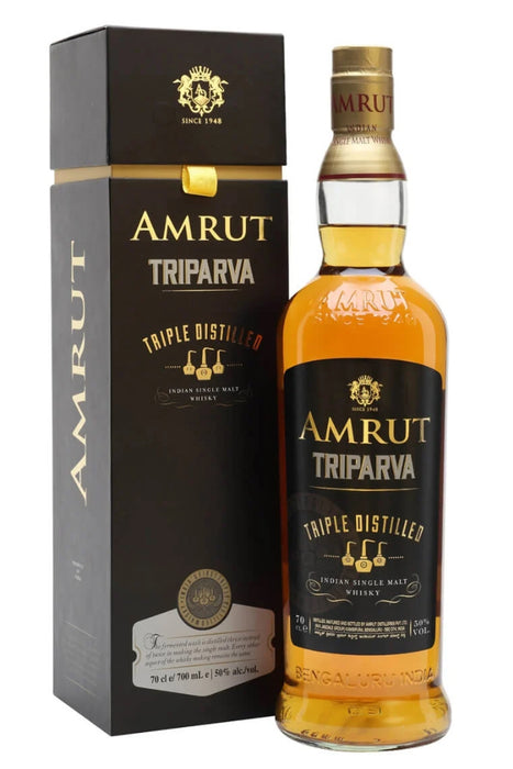 Amrut, Triparva, Triple Distilled Indian Single Malt (700ml)