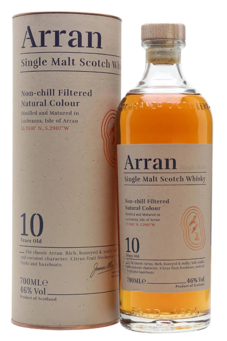 Arran, 10 Year Old Single Malt Scotch Whisky (700ml)