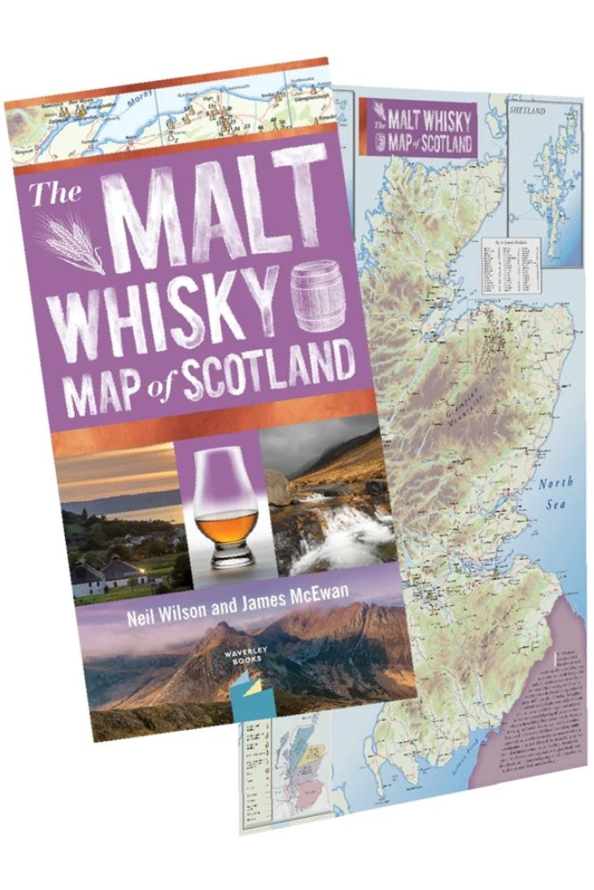 The Malt Whisky Map of Scotland