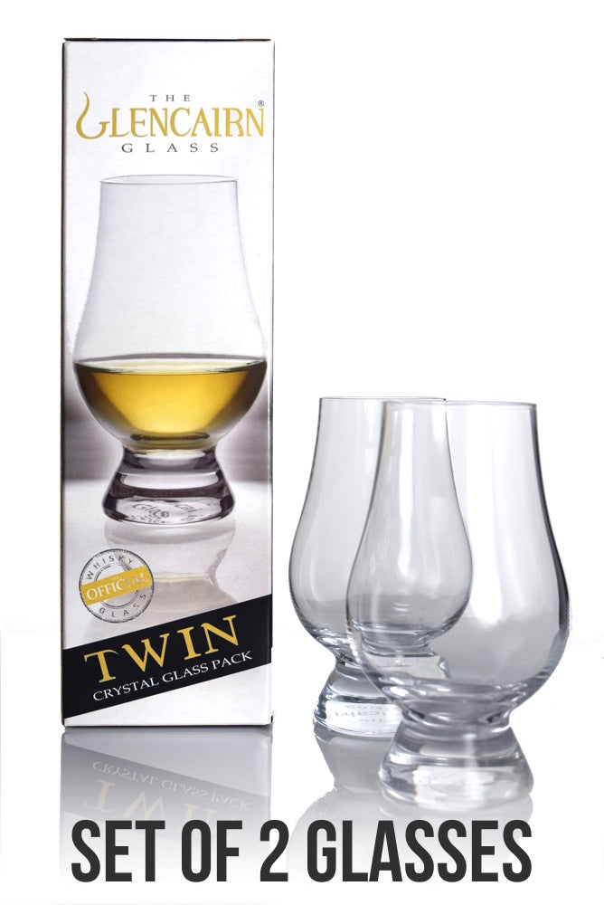 Glencairn Original Crystal Whisky Glass Twin Set
