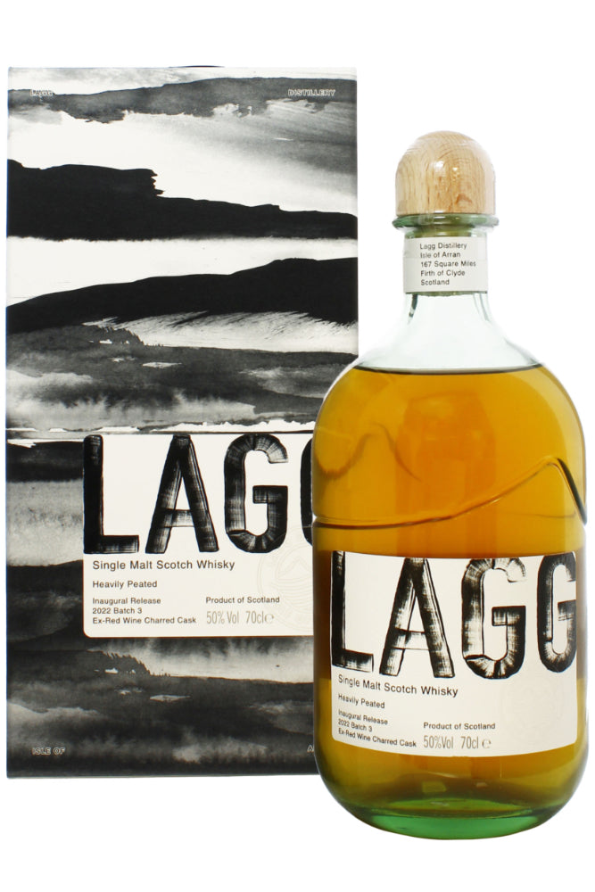 Lagg, Inaugural Release Batch 3, Ex-Red Wine Cask (700ml)