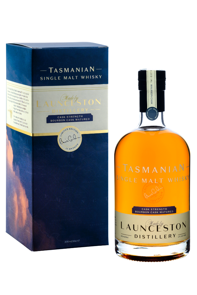 Launceston Distillery, Bourbon Cask, Cask Strength (500ml)